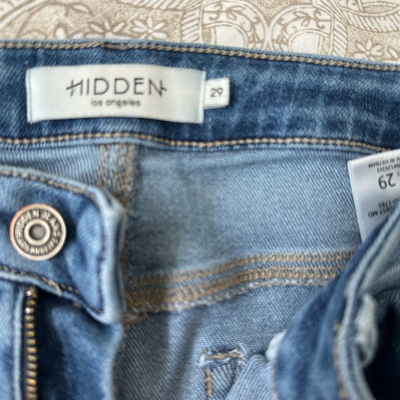 Classic Blue Wide Leg Jeans - Women's Flare & Wide Leg - Picture 2 of 6